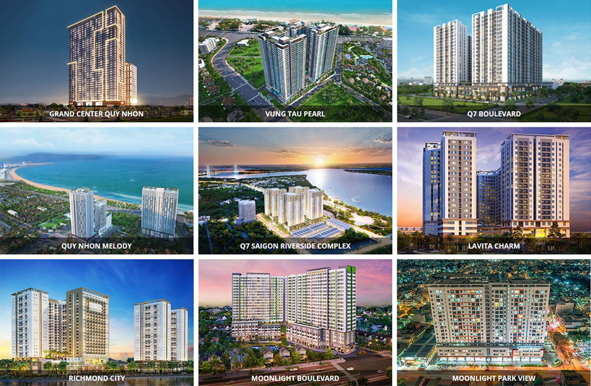 MỘT SỐ DỰ ÁN TIÊU BIỂU GẦN ĐÂY NHẤT CỦA CHỦ ĐẦU TƯ HƯNG THỊNH