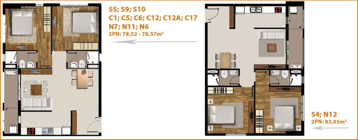 Thiết kế dự án căn hộ chung cư Saigon Mia khu dân cư Trung Sơn