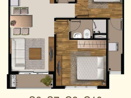 Căn 2PN 2WC Saigon Mia 66m² – Full Nội Thất – Giá Khoảng 15 Triệu/Tháng - Ảnh 11