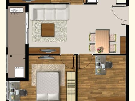 Căn 2PN Saigon Mia 76,26–76,34m² Cho Thuê – Nhiều Vị Trí Tại 3 Block - Ảnh 9
