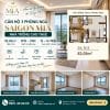 Saigon Mia 3PN 83m² Không Nội Thất – Giá Thuê 15–16 Triệu/Tháng