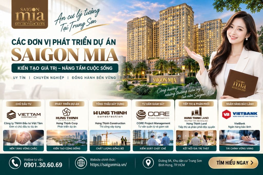 Các Đơn Vị Phát Triển Dự Án Saigon Mia