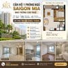 Căn 1PN Saigon Mia Nhà Trống Cho Thuê – 50m² – Giá 11–12 Triệu/Tháng