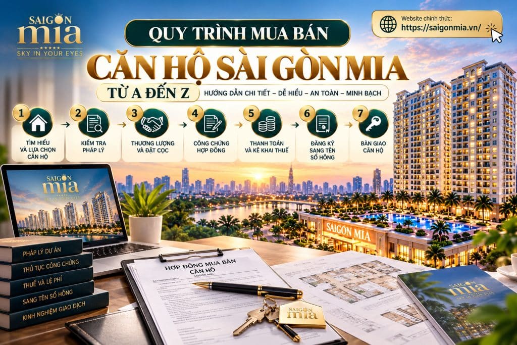 Quy Trình Mua Bán Căn Hộ Sài Gòn Mia Từ A Đến Z